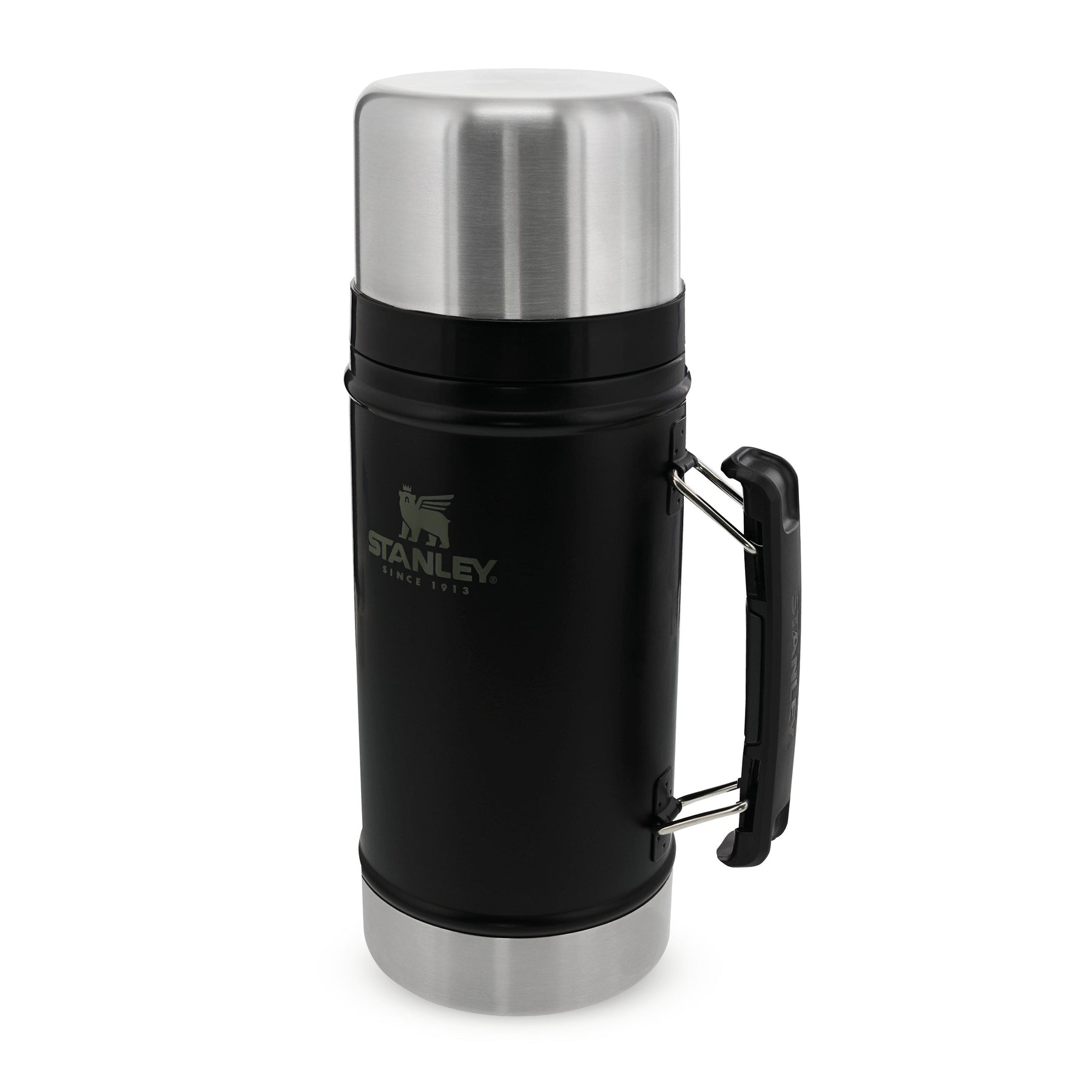 Stanley® ErgoServ® Pitcher, Vacuum Insulated Pitcher, Pitcher, 1.9 Liter,  Brushed Stainless and Black