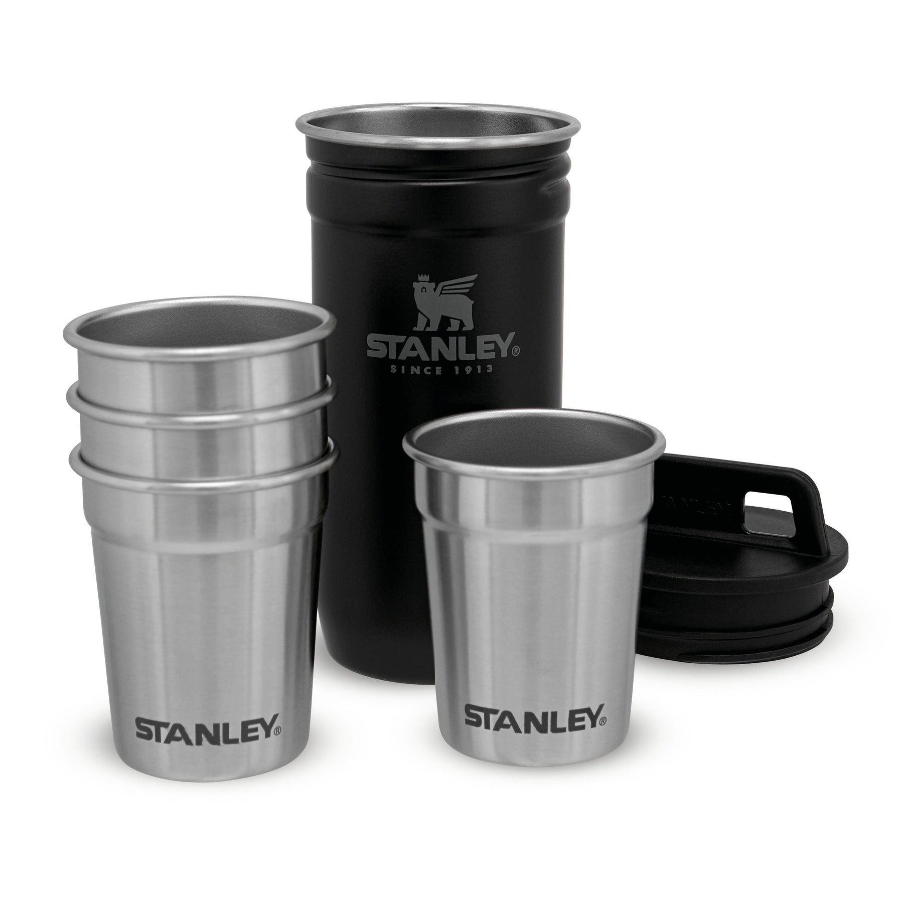 Stanley Adventure Stainless Steel Shot Glass + Flask Set