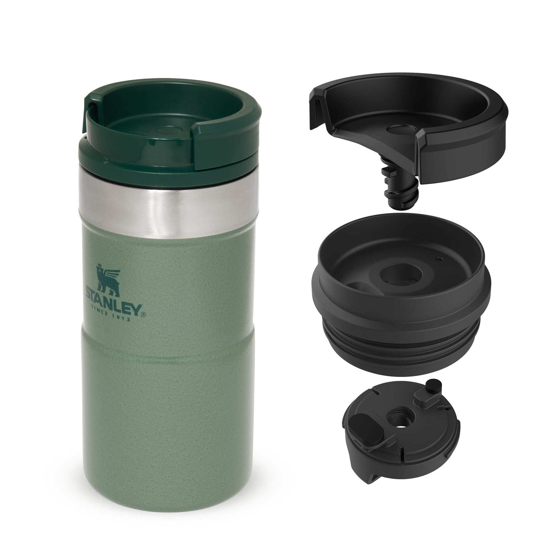 Stanley PMI The Trigger-Action Travel Thermos 470 ml - Hammertone Green