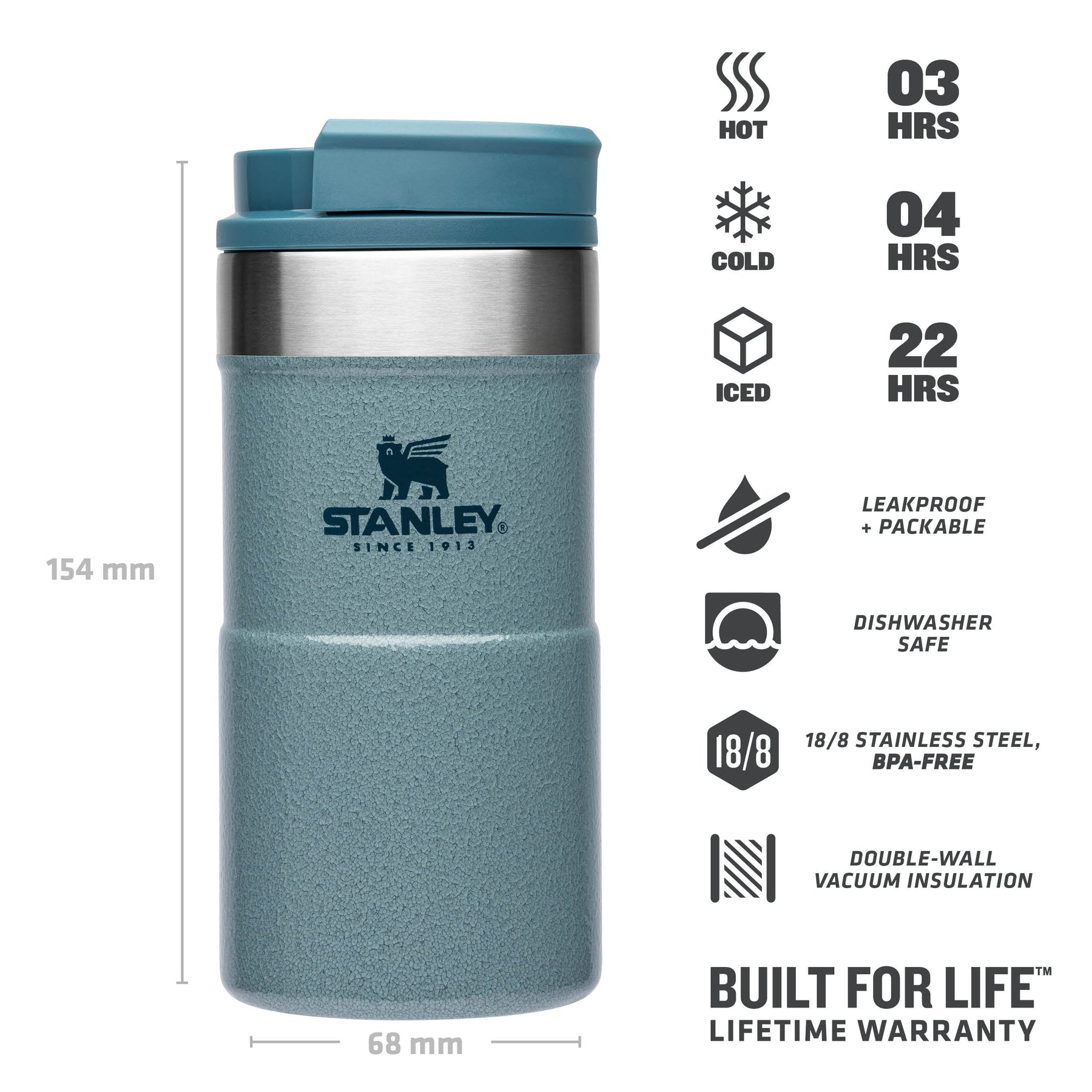  STANLEY Trigger Action Travel Mug 0.25L - Keeps Hot