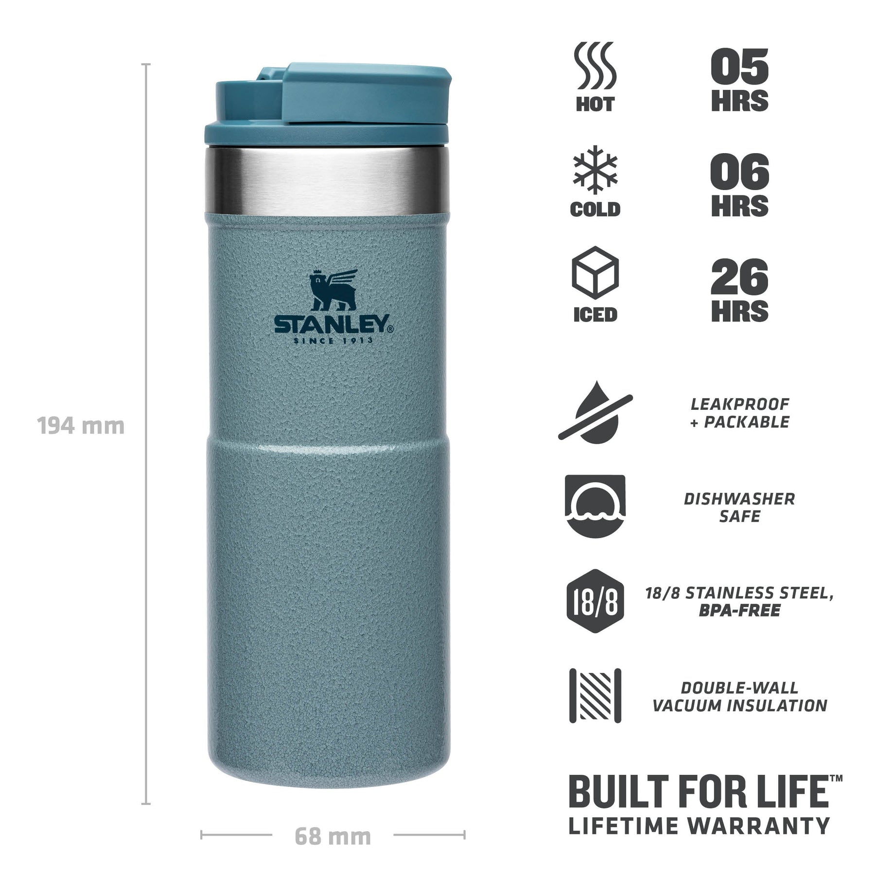 Stanley - Adventure Stainless Steel Travel Mug - Town Wharf General Store