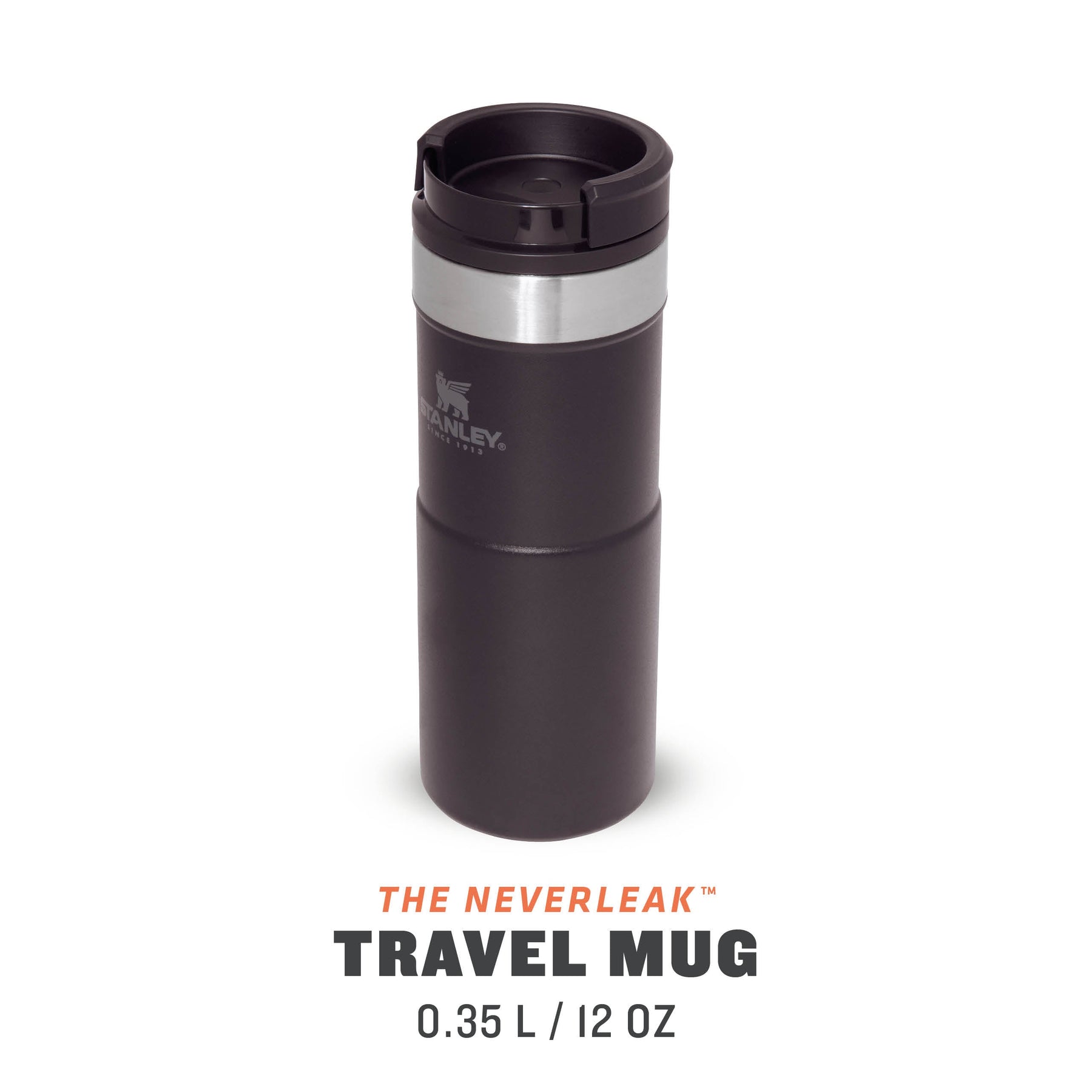 Stanley Classic 12 oz Charcoal Gray BPA Free Insulated Mug