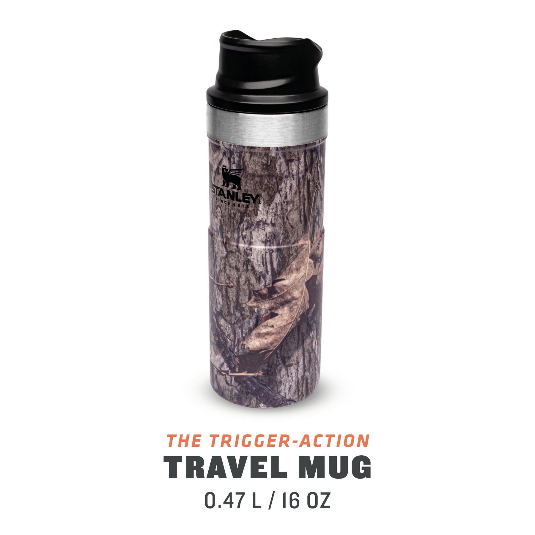 Stanley Classic Trigger Action Travel 20 oz . Mug - Matte Black