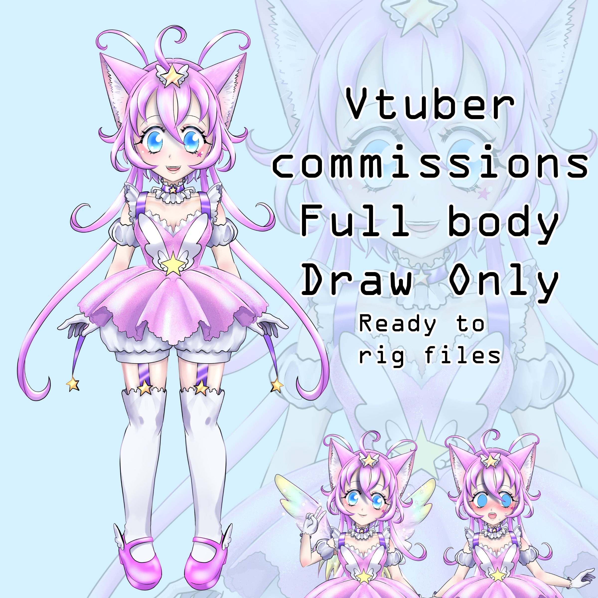 VTuber model commission: Đặt chân vào thế giới của VTuber và tham gia với những kiến ​​thức cần thiết để thiết kế nhân vật ảo. Đặt hàng các mô hình VTuber hoàn chỉnh với các khóa học trực tuyến và tận dụng khả năng sáng tạo của bạn để tạo ra những nhân vật ấn tượng.