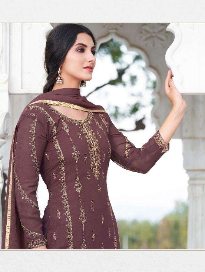 Mohini Glamour Vol 9 Georgette Embroidery Work Salwar Suit