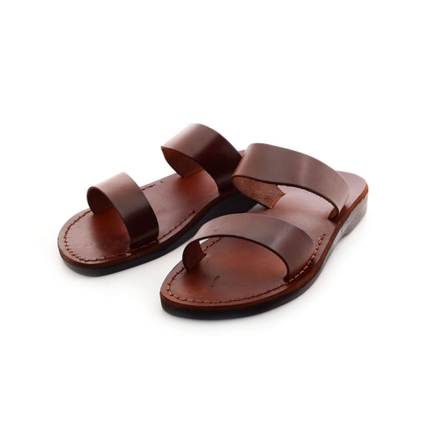 Keilah - Leather toe ring sandal – Holysouq - Handmade Leather Creations