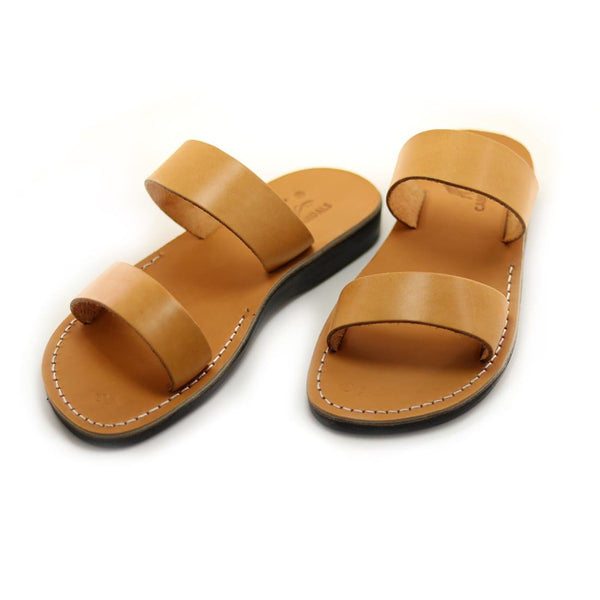 Calisto - Leather toe ring sandal – Holysouq - Handmade Leather Creations