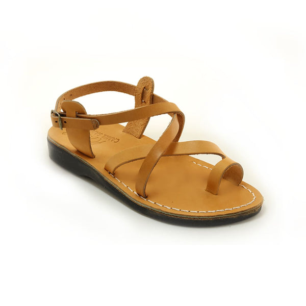 Keilah - Leather toe ring sandal – Holysouq - Handmade Leather Creations