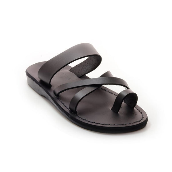 Orli - Leather toe ring sandal – Holysouq - Handmade Leather Creations