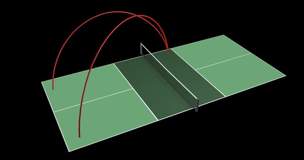 Pickleball lob options for offense