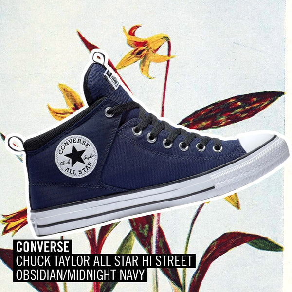 Converse Chuck Taylor All Star Hi Street Hi Top Obsidian/Midnight Navy