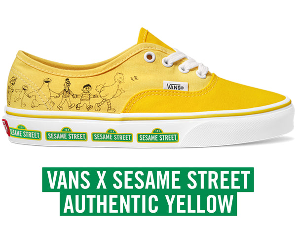 Vans Sesame Street Authentic Yellow