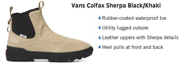 Vans Colfax Sherpa Black/Khaki