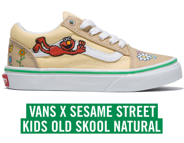 Vans Sesame Street Kids Old Skool Natural