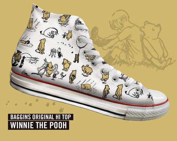 Baggins Original Hi Top Winnie The Pooh Converse Hi-tops