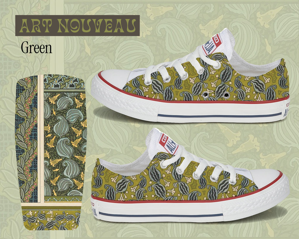 Baggins Original Low Top Art Nouveau Green