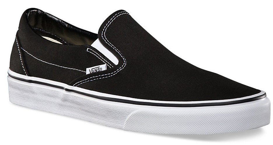 cheap black slip on vans