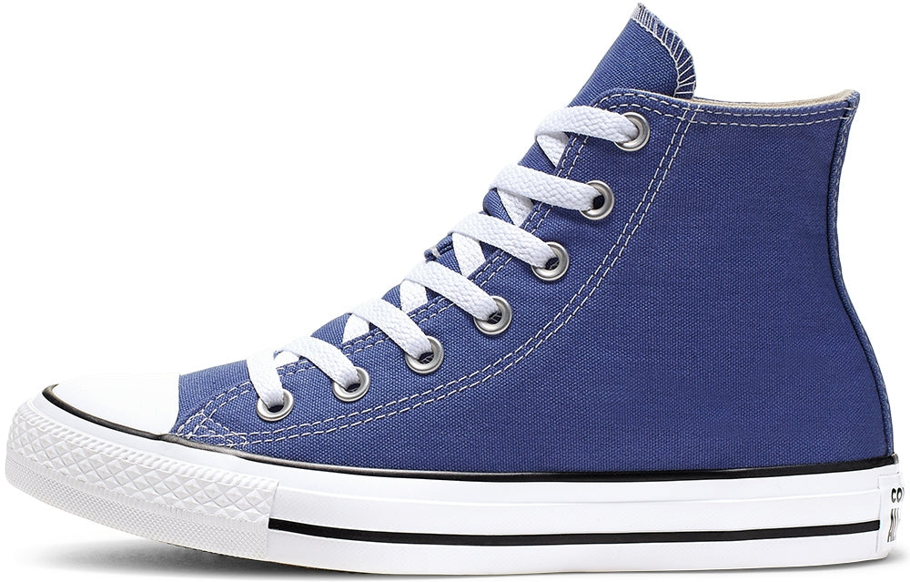 washed indigo converse high tops