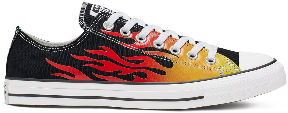 low top flame converse