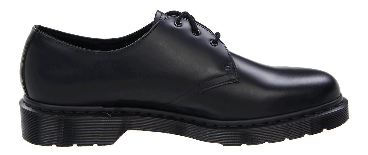 Korrekt koloni komplikationer Dr. Martens Mono 1461 Low Top Leather Black Smooth – Baggins Shoes