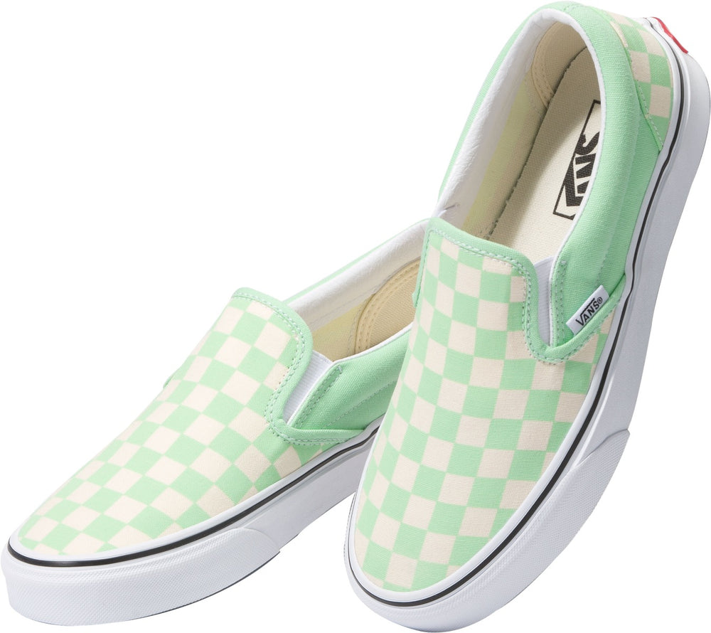 green ash checkerboard vans