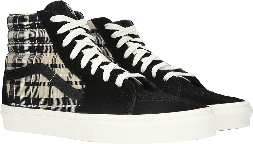 vans plaid high tops