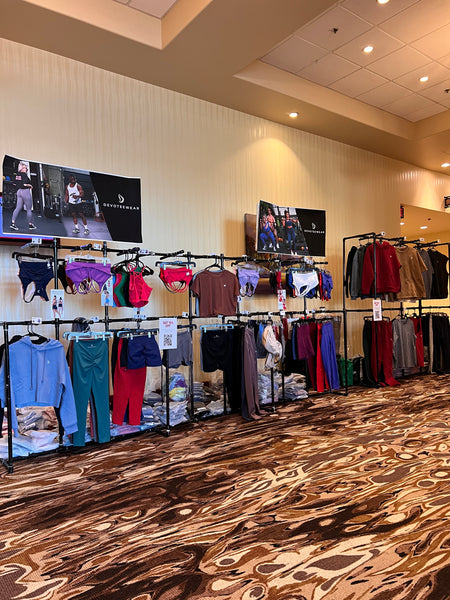 Devoteewear showcasing best gym clothes in Canada at WNBF, CPA, Canfit Pro and local bodybuilding and fitnessshows.