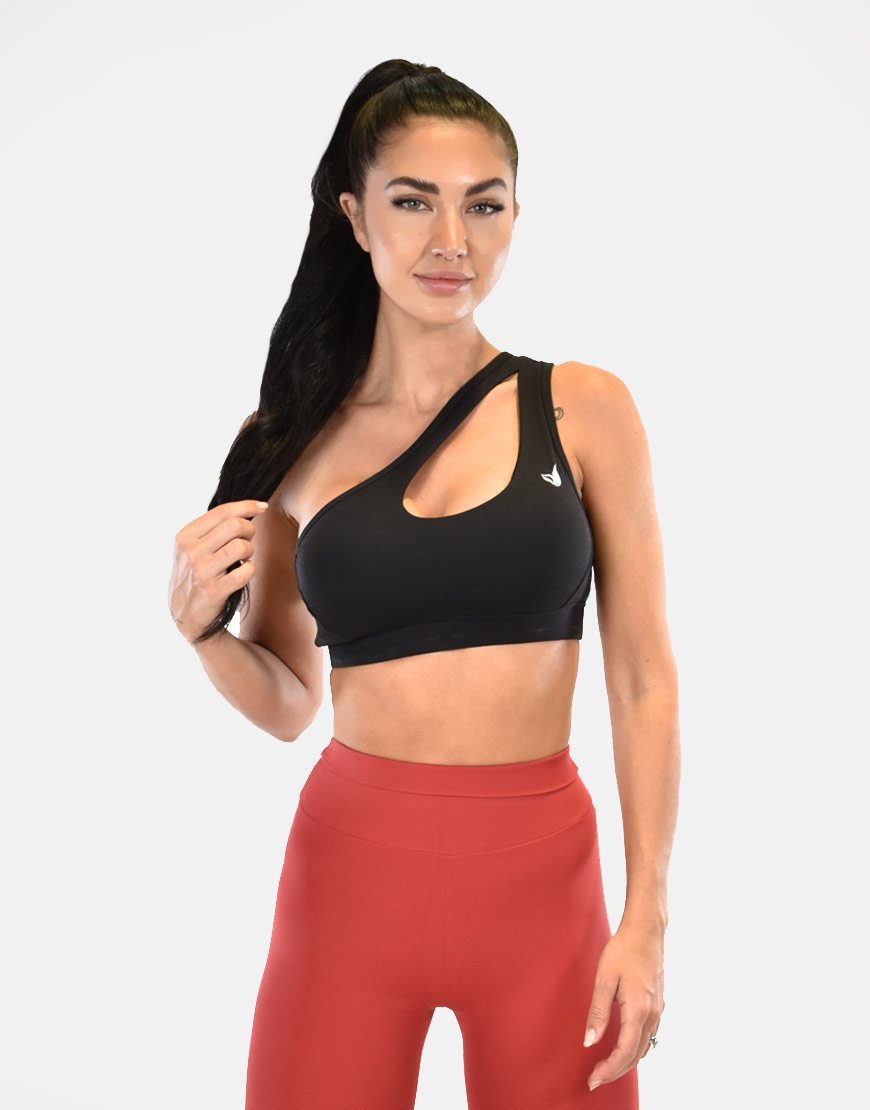 Rebel One Shoulder Bra, Devoteewear