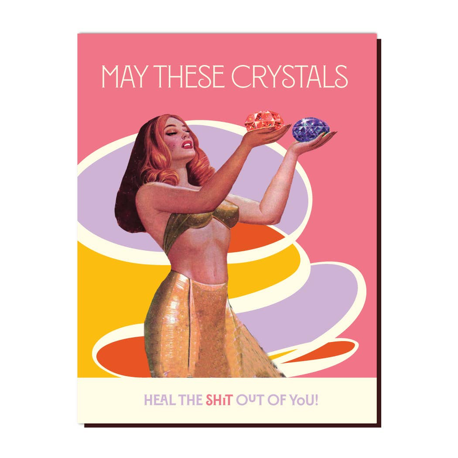 Crystal Heal - Greeting Card