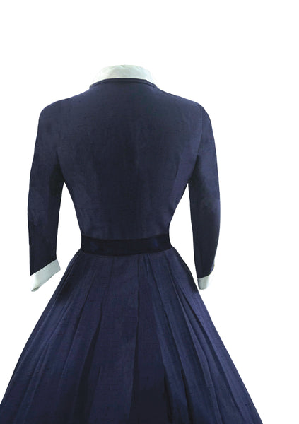 new look navy dress