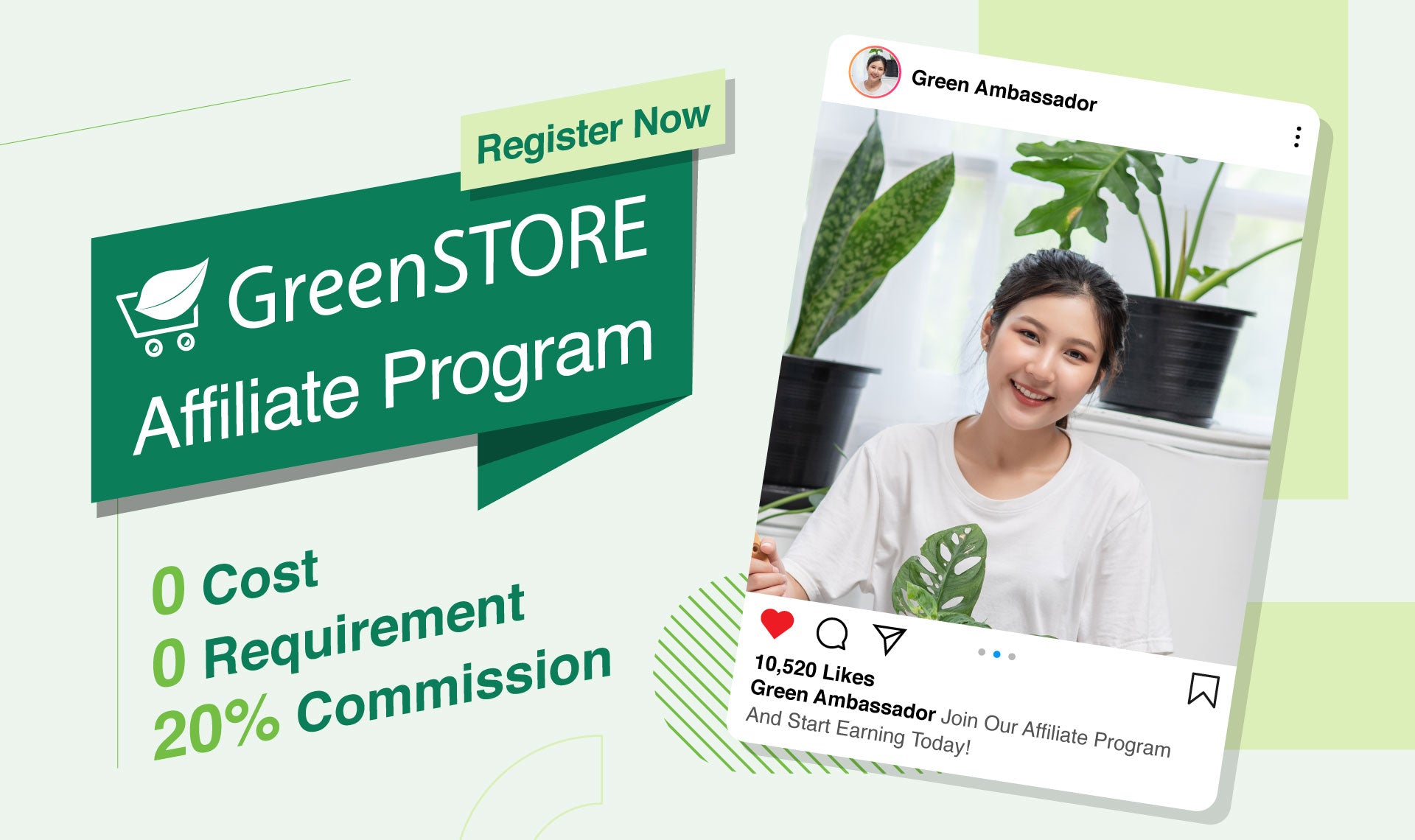 GreenSTORE 20% Commission