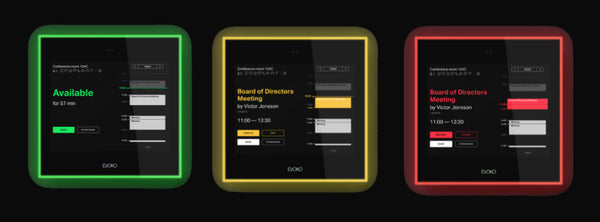 The Evoko Room Manager touch panel
