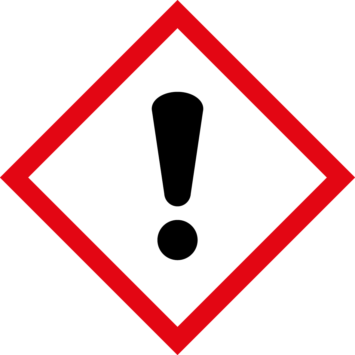 Danger pictogram Exclamation mark