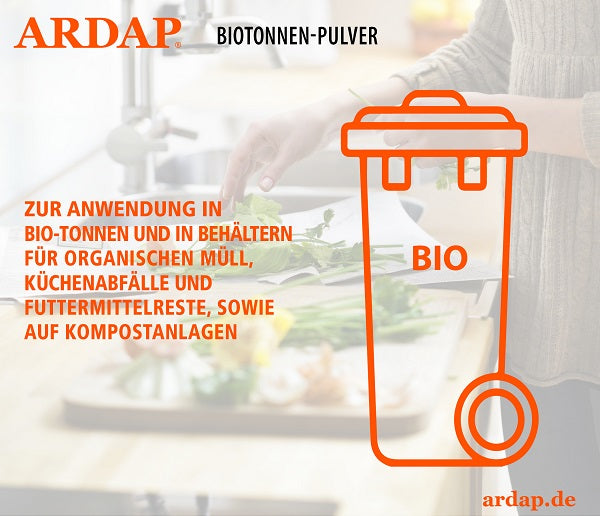 ARDAP Biotonnen-pulver Conten