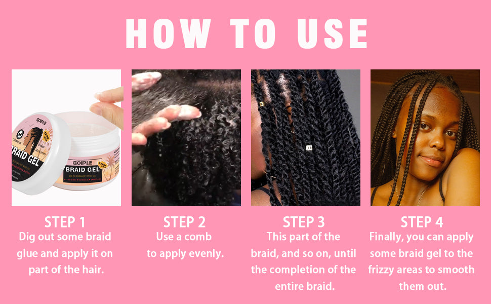 Strawberry Braid Set: Achieve Extreme Hold and Stunning Braid Styles –  goiple care