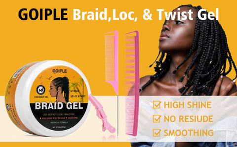Braid Gel for Twist Set: Extreme Hold for Stylish Twisted Looks – goiple  care