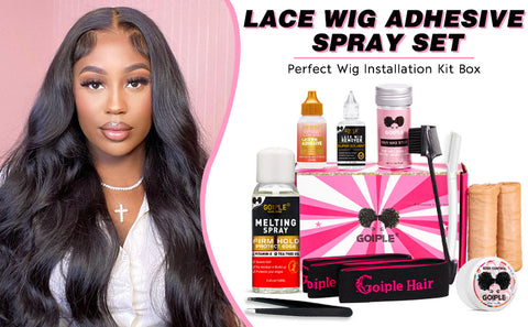 Wig Glue Set: Secure and Blend Lace Front Wigs Seamlessly – goiple