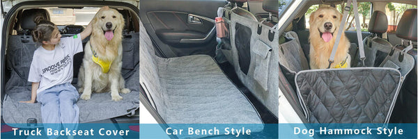 3-in-1 function dog car seat cover meets different scenarios