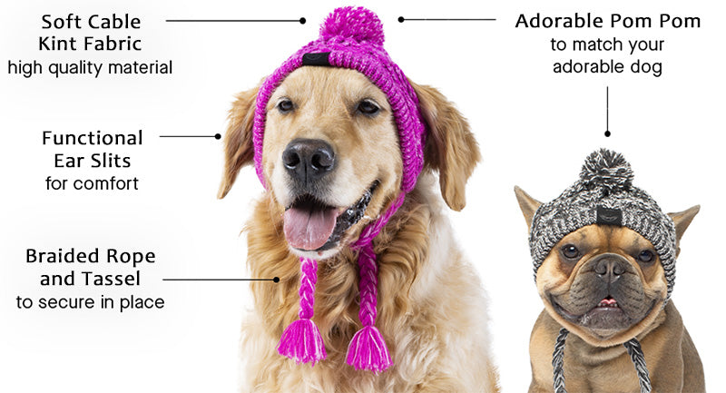 high-quality dog hat for extra warm & comfortable