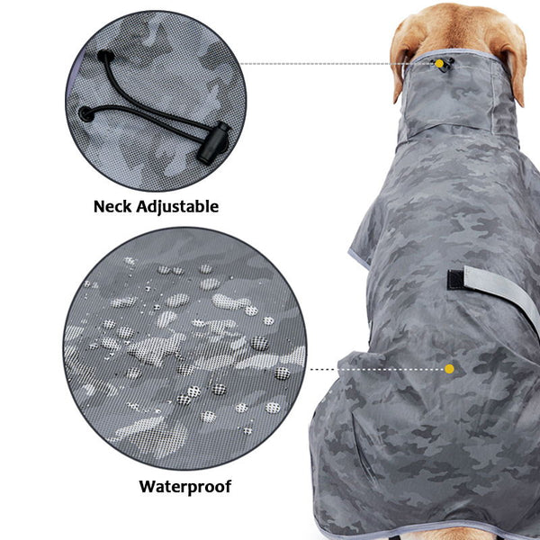 reflective dog vest details