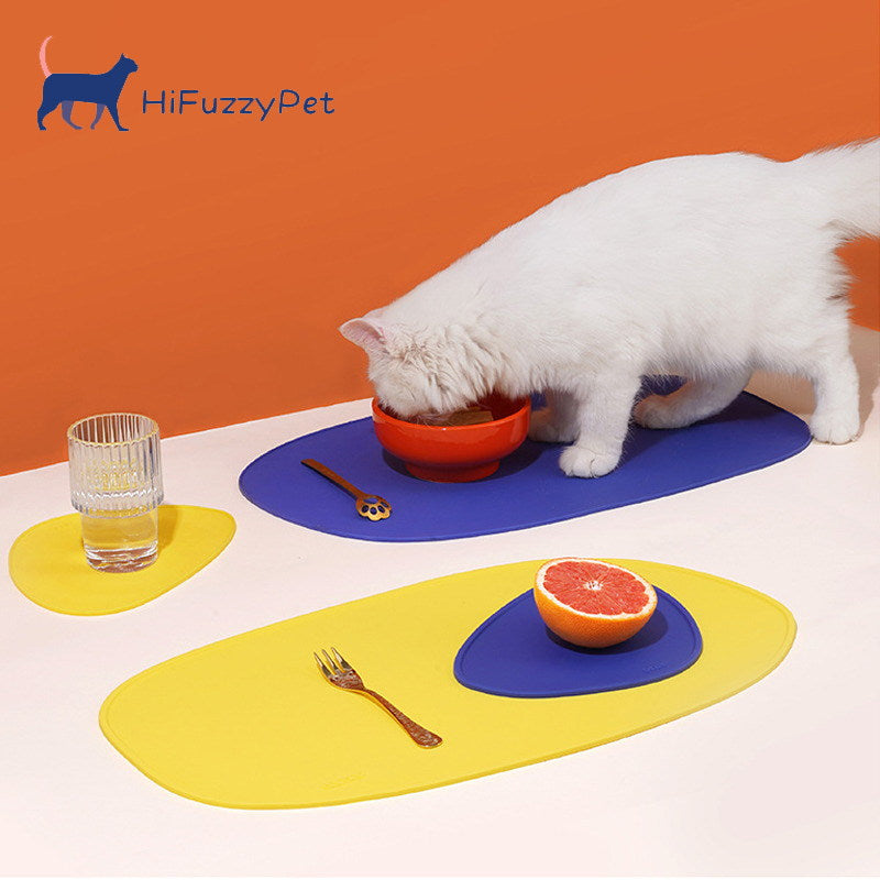 Silicone Dog Food mat,Waterproof Food Mat For Dogs,Non Slip And Easy To  clean Large Dog Bowl Mat Dog Placemat For Dog Eat – HiFuzzyPet