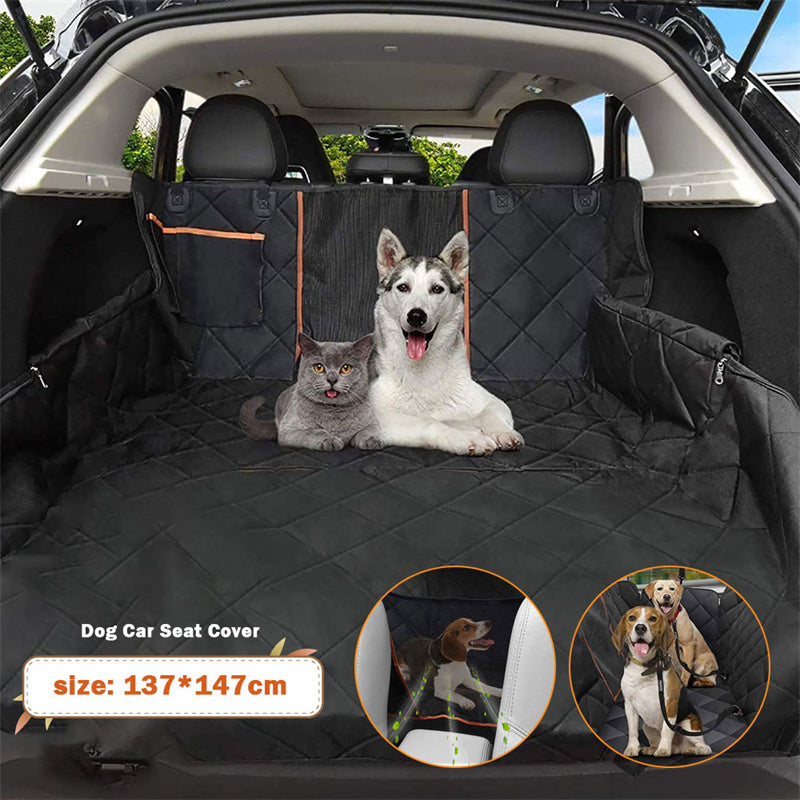 Waterproof Dog Car Seat Cover for Back Seat, Nonslip Dog Car Hammock with  Mesh Window, Dog Back Seat Cover Protector for Car&Truck – HiFuzzyPet