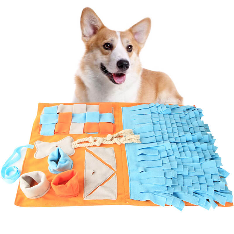 Dog Snuffle Mat Pet Puzzle Toy Sniffing Training Pad Activity