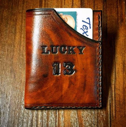 Handmade Leather Minimalist Front Pocket Wallet | Turner Leatherworks