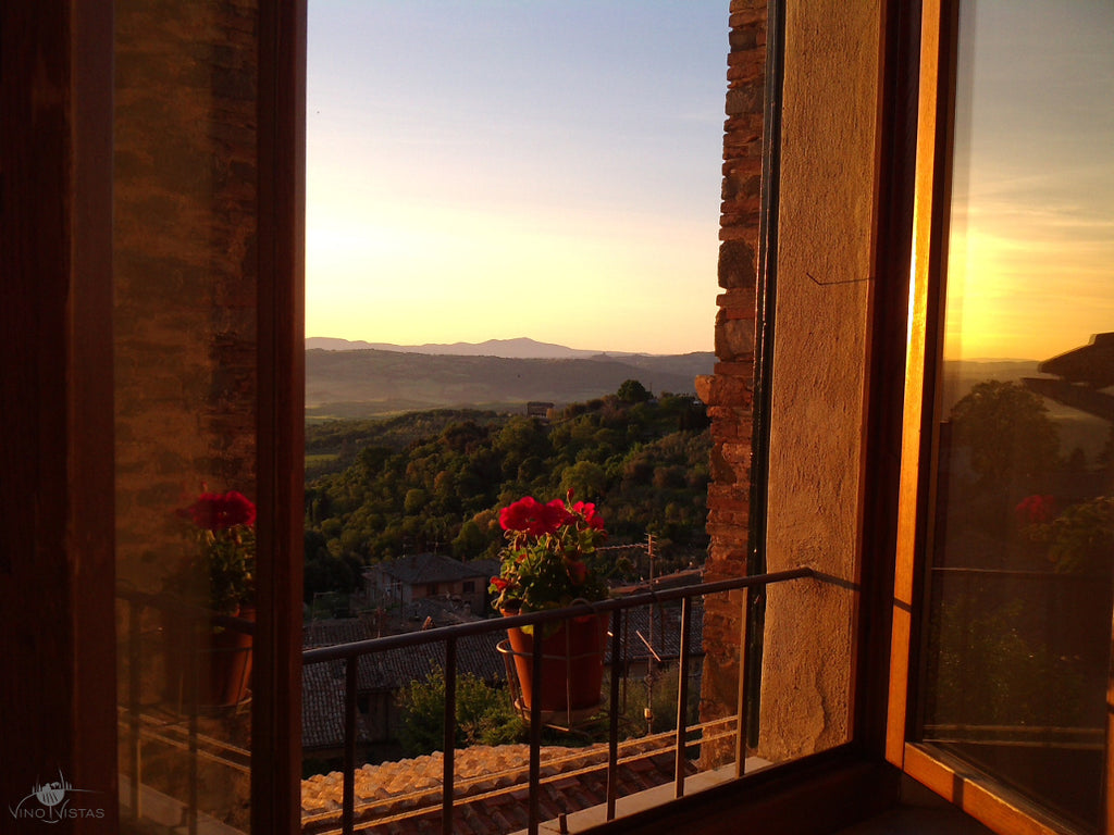 Sunset in Montalcino, Italy