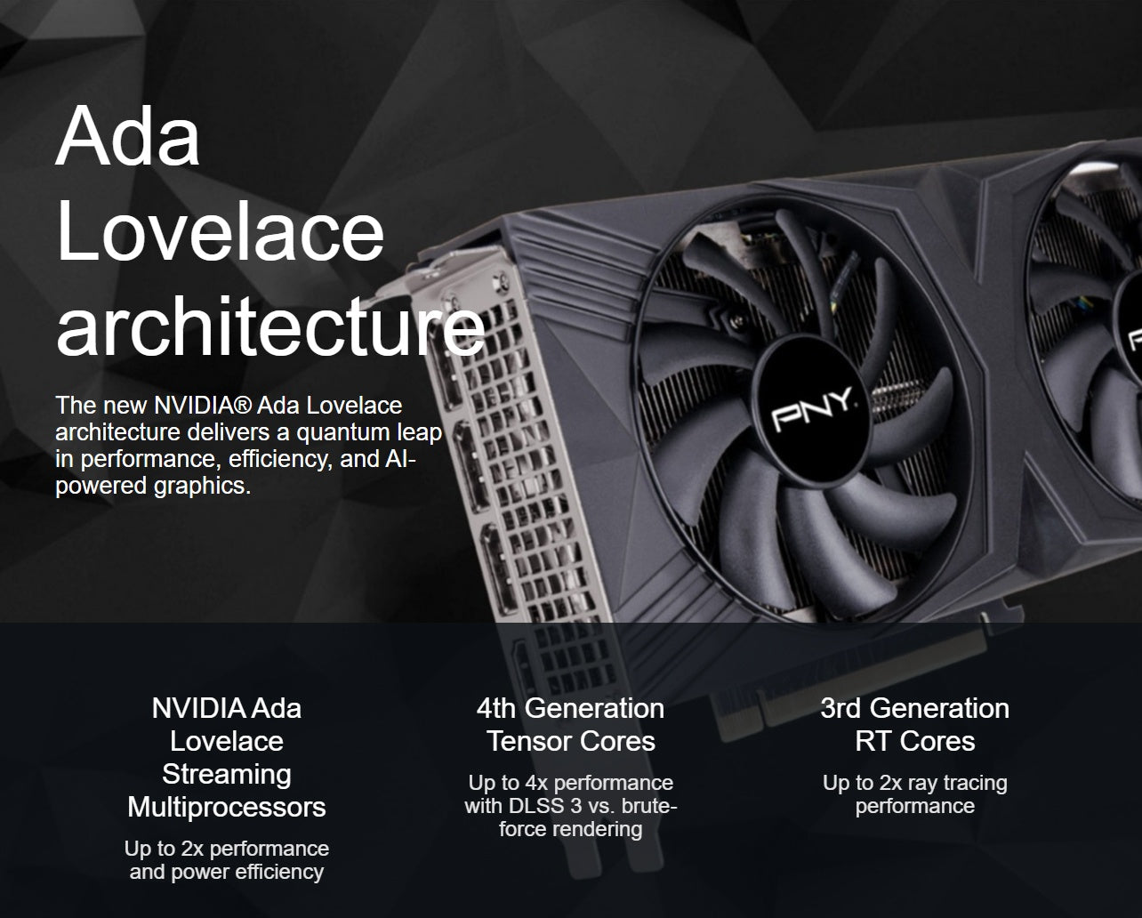 PNY GeForce RTX 4060 8GB VERTO Dual Fan