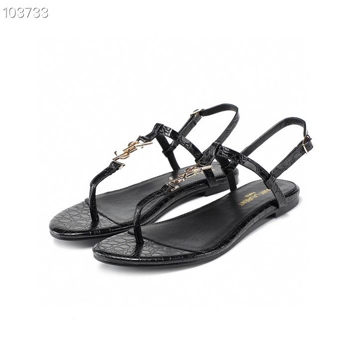 Saint Laurent YSL Opyum Sandals Flat shoes 081388