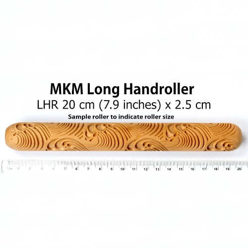 BHR-038 Big Hand Roller – Floral Fun 12cm – Your Ceramic Store