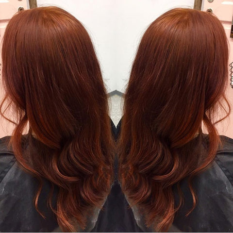 Auburn red natural hair color user's report @ompuntorppa.