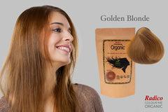 Golden blonde hair image